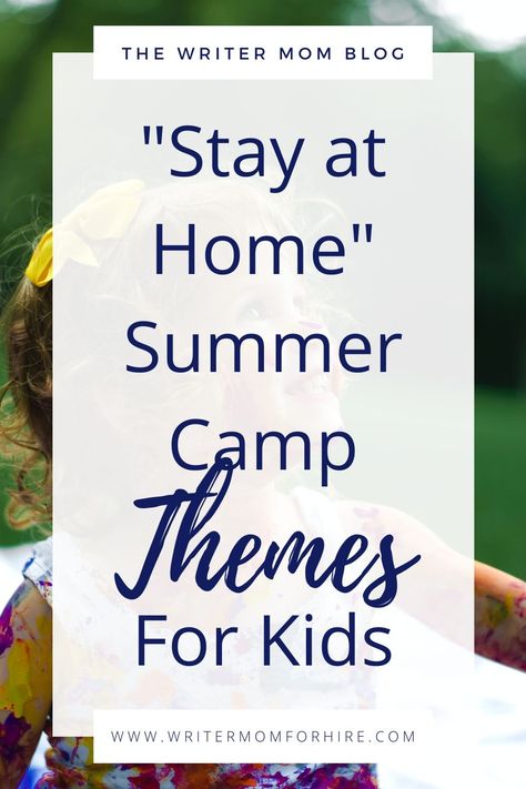 Mom Camp Ideas, Summer Camp At Home Themes, Diy Summer Camp At Home, First Day Of Summer Camp Activities, At Home Summer Camp Ideas, Prek Summer Activities, Home Summer Camp Ideas, Camp Themes For Kids, Day Camp Ideas