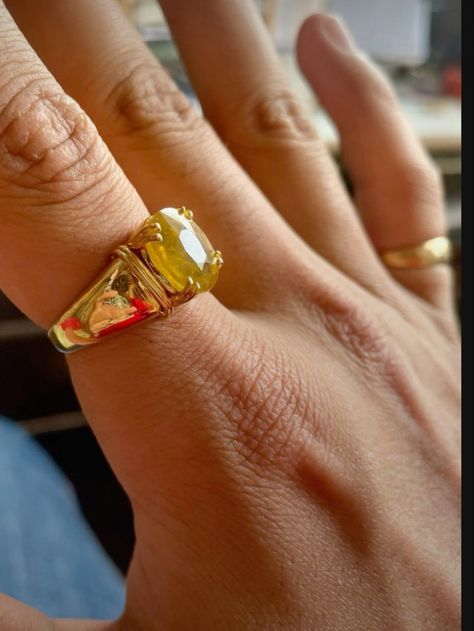 Yellow Sapphire Ring Men, Sapphire Ring Men, Yellow Sapphire Ring, Beautiful Profile, Beautiful Profile Pictures, Beast Wallpaper, Yellow Sapphire Rings, Gold Chain Design, Mens Rings Fashion