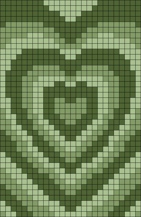 Diy Kandi Bracelets, Green Hearts, Diy Kandi, Pixel Heart, Fuse Bead Patterns, Pattern Maker, Pixel Crochet, Kandi Patterns, Photo Pattern