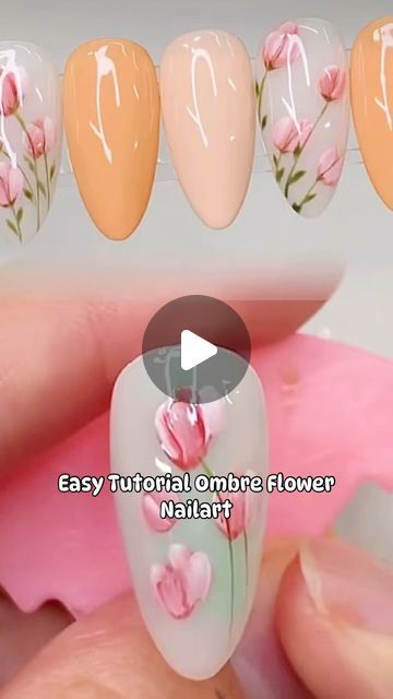 NAIILART•EYELASH on Instagram: "💅🏻 Easy Ombre Flower Design 💅🏻  #nailartdesign #nailartist #nailcourse #kelasnailart #makeup #artoftheday #fashiontrends #fashionart #nailcare #makeupartist #eyelashes #nailaddict #salonjakarta" Nail Courses, Nail Artist, Flower Design, Art Day, Flower Designs, Nail Care, Nail Art Designs, Fashion Art, Eyelashes