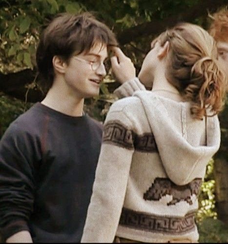 Harmony Harry Potter, School Core, Harry Potter Ron And Hermione, Daniel Radcliffe Harry Potter, Harry And Hermione, Potter Aesthetic, Cute Harry Potter, Harry Potter Hermione Granger, Harry Potter Icons