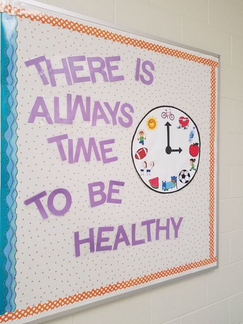 School Cafeteria Decorations, Cafeteria Bulletin Boards, Nutrition Bulletin Boards, Physical Education Bulletin Boards, Pe Bulletin Boards, Nurse Bulletin Board, February Bulletin Boards, School Nurse Office Decorations, Health Bulletin Boards