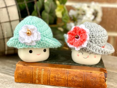 Hats With Flowers, Marshmallow Cups, Marshmallow Hats, Marshmallow People, Cup Toppers, Marshmallow Mug Hats, Easter Marshmallow, Marshmallow Crafts, Thanksgiving Hat