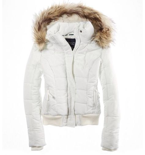 ✦ Pinterest: @Lollipopornstar ✦ White jacket with fur hood | American Eagle | Fav White Puffer Coat, Puffer Jacket Fur Hood, Puffer Outfit, Puffer Jacket With Fur, White Puffer Jacket, 00s Mode, White Puffer, Fur Hood Jacket, Stockholm Fashion