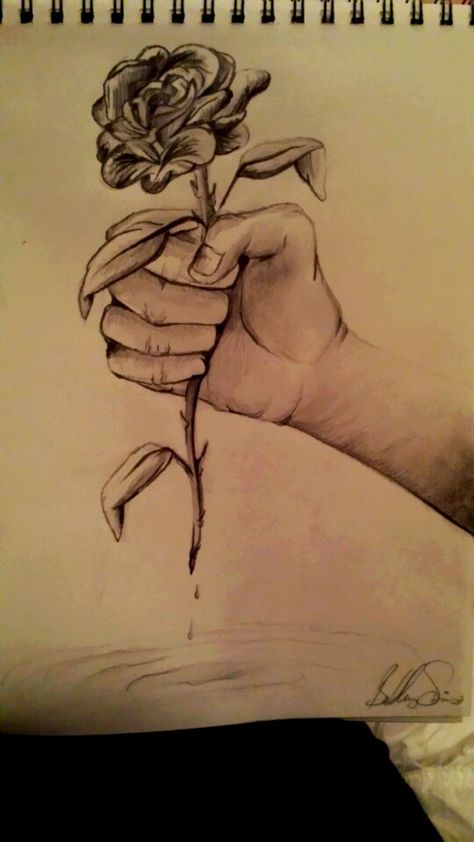 Hand holding rose drawing Rose In Mouth Drawing, Holding A Rose Drawing, Rose Reference Drawing, Hand Holding Rose Drawing, Hand Holding Flower Drawing, A Rose Drawing, Rose In Mouth, Drawing On Hand, Hand Holding Rose