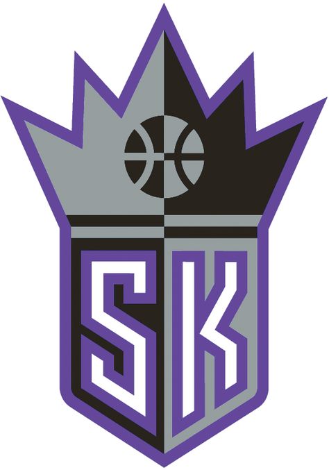 Sacramento Kings Alternate Logo 1995-2014 Los Angeles Kings Logo, Logo Design Competition, Kings Basketball, Nba Logos, King Tattoos, Logo Search, Sports Team Logos, Basketball Wallpaper, Nba Logo