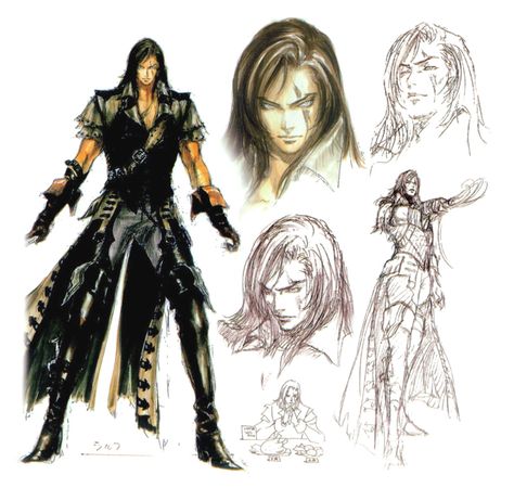 Trevor Belmont Concept Artwork - Castlevania: Curse of Darkness Art Gallery Castlevania Artwork, Kojima Ayami, Ayami Kojima, Castlevania Games, Capcom Characters, Castlevania Anime, Trevor Belmont, Vampire Hunter, Concept Art Character