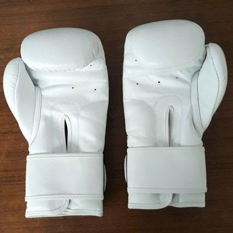 White Boxing Gloves, Boxing Gloves, Leather Glove, Boxing, Gloves, Leather, White