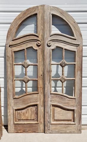 Vintage French Doors, Salvage Decor, House Accents, Wood French Doors, Antique French Doors, Sunset House, Gorgeous Doors, Vintage Doors, Casas Coloniales