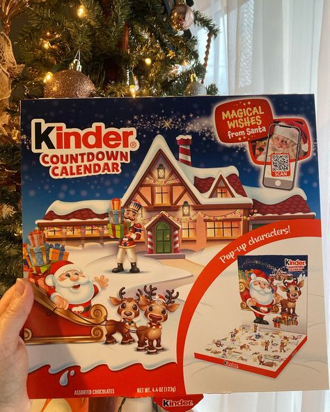 #gifted My kids cannot wait to get started with this awesome Christmas Countdown Calendar sent to us from @kinderus and @Influenster! There's a nice variety of delicious Kinder chocolate hidden behind the festive pop-up character doors! The mini eggs with hazelnut filling are my favorite! . . . @influenster #complimentary @kinderus #incentivized #christmas #advent #countdown #chocolate #kinder Advent Calendar Chocolate, Santa Countdown Calendar, Hazelnut Filling, Santa Countdown, Christmas Countdown Calendar, Chocolate Assortment, Mini Eggs, Countdown Calendar, Christmas Advent