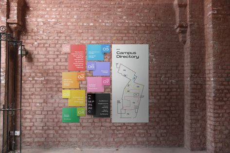 Wayfinding Design - National College of Arts on Behance Wayfinding Map, Wayfinding Design, Place Making, Wall Maps, Environmental Design, Graphic Design Adobe, Map Design, Visual Merchandising, College Art