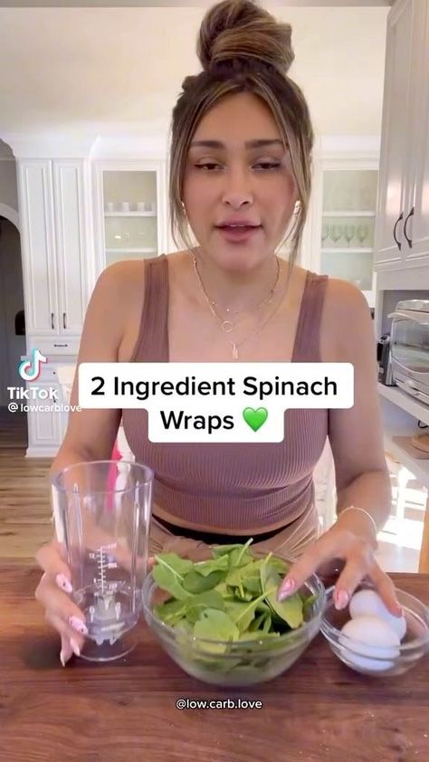 💪 2-Ingredient Spinach Wraps 😋 | Keto | Keto · Original audio Spinach Wraps, Easy Healthy Meal Prep, Keto Cooking, Keto Meal Prep, Keto Recipes Dinner, 2 Ingredient, Diets For Beginners, No Carb Diet, Low Carb Keto Recipes