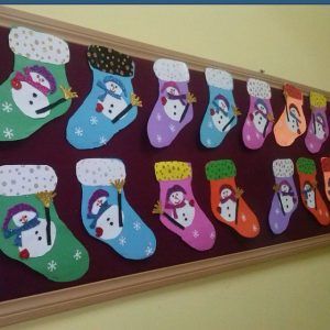 Christmas Socks Craft, Christmas Crafts With Baby, Crafts With Baby, Sveti Nikola, Socks Craft, Christmas Crafts For Toddlers, Art Projects For Teens, Worksheets For Preschool, Christmas Kindergarten