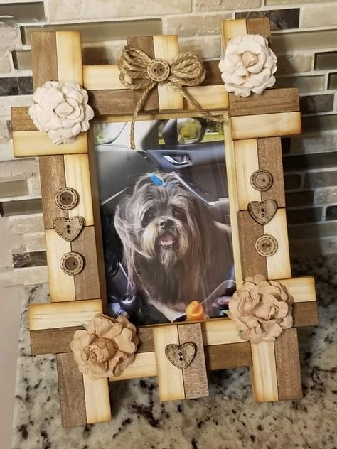 Dollar Tree Wood Frame Crafts, Jenga Block Frames, Jenga Block Crafts Diy Dollar Tree Cross, Jinga Crafts, Diy Jenga, Jenga Diy, Jenga Crafts, Wood Blocks Diy, Window Frame Crafts