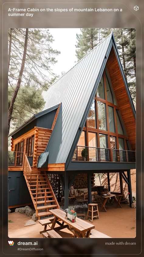 A Frame With Basement, A Frame Windows, Drvene Kuce, A Frame Interior, Dream Barndominium, A-frame Interior, Frame Windows, Frame Cabins, A Frame Cabins