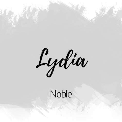 Lydia Name Aesthetic, Lydia Name Meaning, Lydia Name, Interesting Names, Name Aesthetic, Oc Names, Meaningful Baby Names, Christian Names