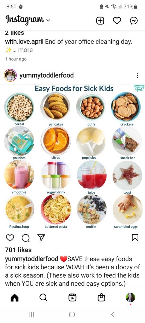 Snacks For When Sick, Breakfast For Sick Toddler, Sick Day Breakfast, Sick Breakfast Foods, Snacks For When Your Sick, Food For Sick Toddler, Food For Sick Kids, Food For When Your Sick, Sick Snacks