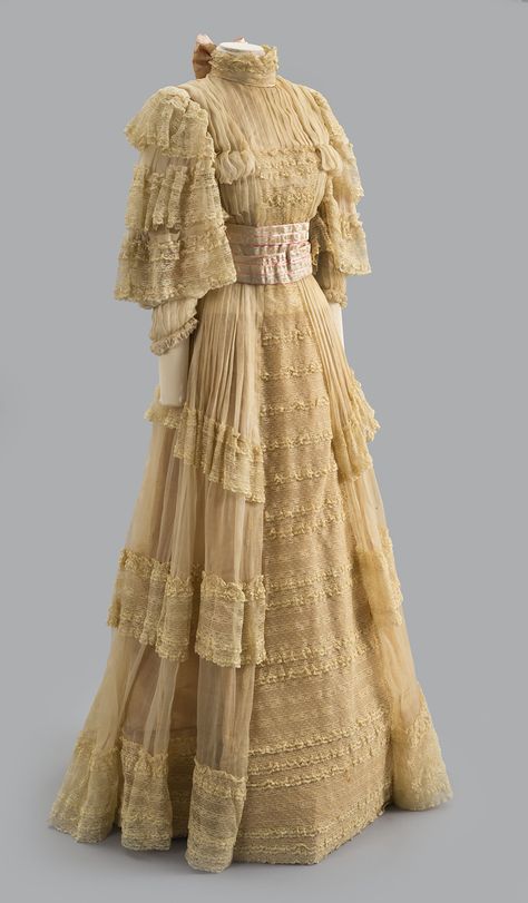 1890 Dresses, 1890 Dress, 1890s Dress, Callot Soeurs, Edwardian Gowns, 1890s Fashion, Historical Dress, Edwardian Dress, 20th Century Fashion