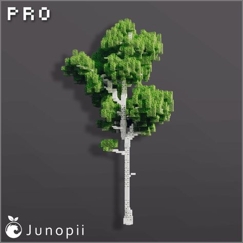 Minecraft birch tree designs Minecraft Foliage, Minecraft Trees Design, Minecraft Landscaping, Minecraft Tree, Minecraft Starter House, Minecraft Garden, Minecraft Create, Minecraft Village, Mc Builds