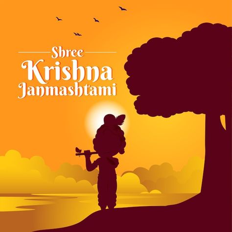 Vector banner design of happy krishna ja... | Premium Vector #Freepik #vector #janamashtmi #janmashtami #janamashtami #krishna-janmashtami Happy Krishna, Poster Psd, Vector Banner, Krishna Janmashtami, Shree Krishna, Banner Design, Premium Vector, Krishna, High Quality Images