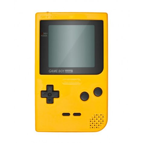 Yellow Game Boy....black and white screen Nintendo Handheld, Gameboy Pocket, 90s Games, Vintage Appliances, Yellow Decor, Nintendo Game, Vintage Electronics, Game Boy, Teenage Years