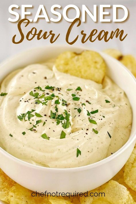 Seasoned Sour Cream For Waffle Fries, Seasoned Sour Cream Recipe, Lavosh Recipe, Waffles Fries, Sauce With Sour Cream, Sour Cream Dip Recipes, Sour Cream Dipping Sauce, Sour Cream Recipe, Seasoned Sour Cream