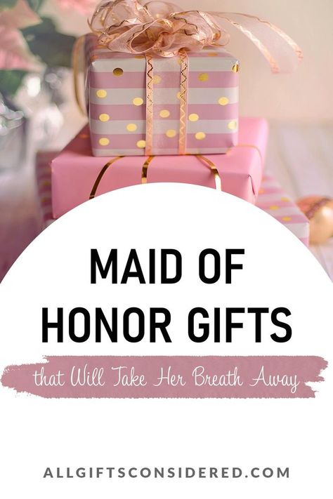 maid of honor gifts that will take her breath away Gifts For Maid Of Honor Sister, Asking Matron Of Honor To Be In Wedding, Gifts For Matron Of Honor, Diy Maid Of Honor Gift, Present For Maid Of Honor, Made Of Honor Gifts From Bride, Wedding Gift For Maid Of Honor, Maid Of Honor Day Of Kit, Gift Ideas For Bride From Maid Of Honor