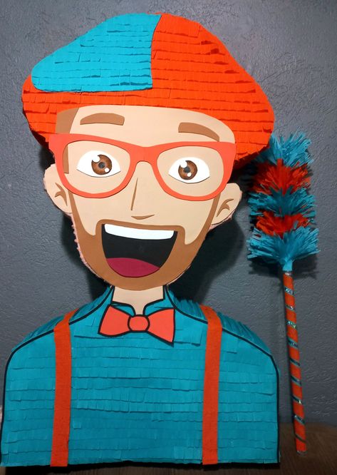 Blippi Pinata, 2nd Birthday, Ronald Mcdonald, Birthday