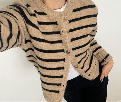 Zara Striped Cardigan Knit Projects, Striped Cardigan, Zara, Knitting, Crochet