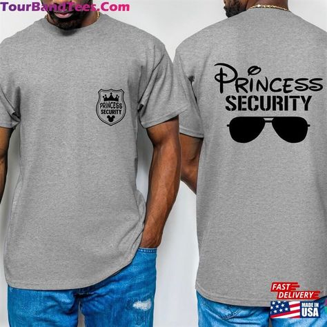 Princess Security Shirt Disney, Princess Security Shirt, Disneyland Family, Security Shirt, Disney Shirts For Men, Disneyland Shirts, Disney Svg, Disney Shirt, Boyfriend Birthday