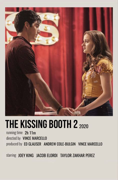 The Kissing Booth Poster, The Kissing Booth Movie, Polaroid Movie Poster, Movie Poster Room, The Kissing Booth, Series Posters, Polaroid Aesthetic, Stranger Things Costume, Polaroid Posters