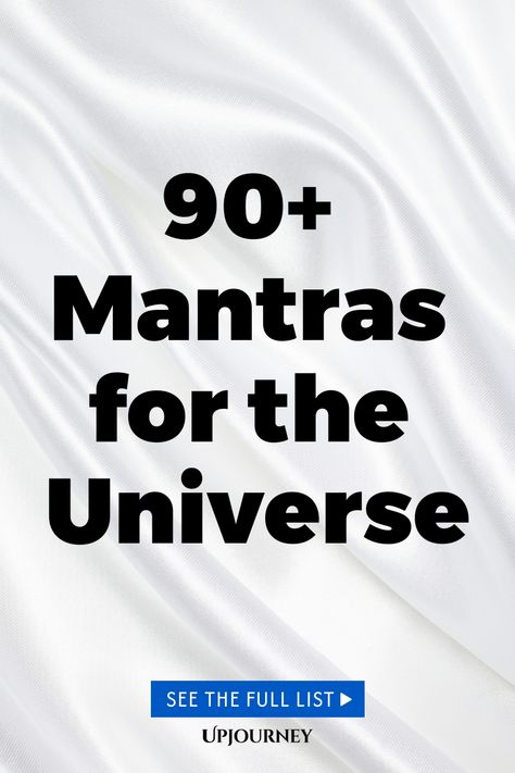 90+ Mantras for the Universe Mantras To Live By, Moon Mantra, Manifest Positive Energy, Universe Quotes Spirituality, Work Etiquette, Psychology Terms, Powerful Mantras, Powerful Phrases, Relationship Quizzes