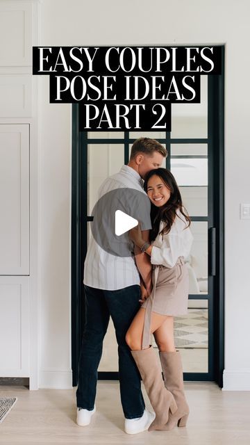 Annie Tran Mescall on Instagram: "SAVE THIS POST! ❤️ Y’all asked for it! Part 2 of EASY poses to do with your significant others ‼️Comment “OUTFIT” for outfit details ‼️  These are great for couples that are the same height or shorter/taller. I’m all for poses that take minimal effort that look adorable. Tell me which poses I should share next 👇🏻   https://liketk.it/4hTGW  #couplesposes #photographyposes #photoposes #phototips #couplesphotography #couplestyle #ltkunder100 #ltkfamily #fallstyle #mensfashion #couplesofig"