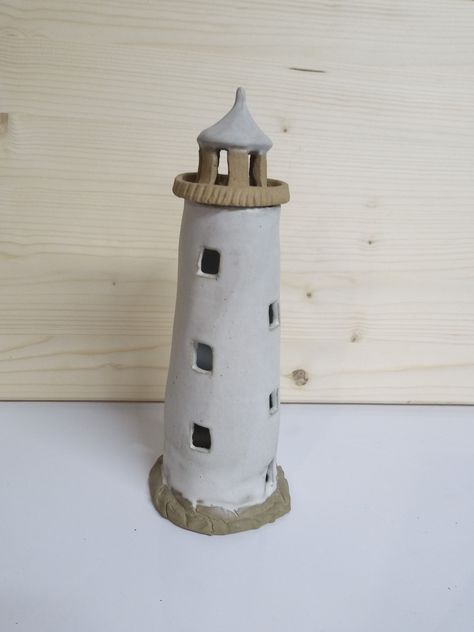 Lighthouse Ceramic Sculpture, Pottery Lighthouse, Workshop Projects, Ceramic Glaze Recipes, Clay Craft, Ceramic Glaze, Glaze Recipe, Air Dry Clay, Ceramic Sculpture