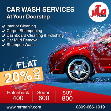 Automotive Ads, Shop Banner Design, Bike Cleaning, Car Banner, Mobile Car Wash, Car Wash Services, Mobile Car, Graphic Design Tutorials Learning, Ac Service