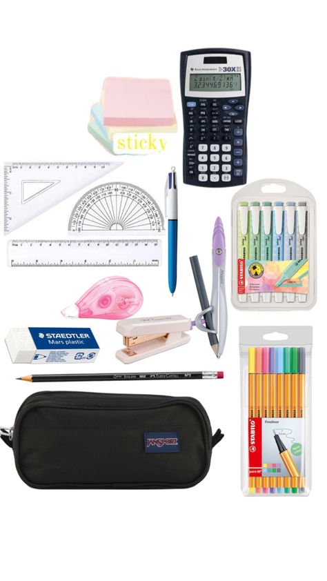 things u need in ur pencile case Pencil Case Essentials, Pencil Case Essential, Couture Vintage, Pencil Pouch, What To Pack, Study Tips, Glow Up?, Pencil Case, School Supplies