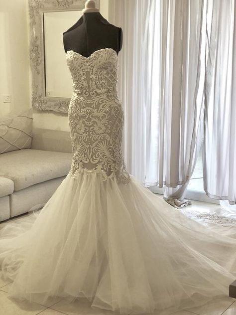 Bohemian Lace Wedding Dress, Unique Wedding Dress, Open Back Wedding Dress, Mermaid Wedding Dress, L Bohemian Lace Wedding Dress, Wedding Dress Open Back, Wedding Dress Unique, Wedding Dress Mermaid, Unique Wedding Dress, Bohemian Wedding Dress Lace, Open Back Wedding, Open Back Wedding Dress, Back Wedding Dress