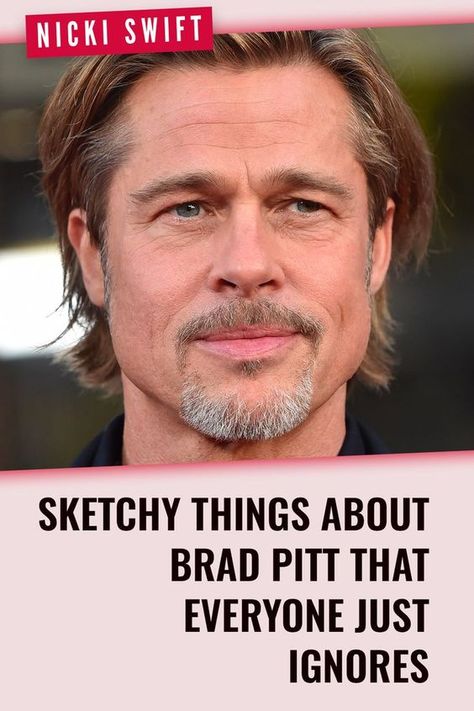 Brad Pitt's good looks and affable nature have endeared him to millions over the course of a long and successful career in the film business, but there are at least two people in Tinseltown who have witnessed his seldom-seen sketchy side. #BradPitt #Movies Brad Pitt Fury Hair, Brad Pitt Wife, Brad Pitt Beard, Brad Pitt Birthday, Brad Pitt Interview, Young Brad Pitt, Brad Pitt Long Hair, Brad Pitt Tattoo, Brad Pitt Troy