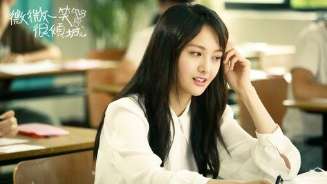 Zheng Shuang Love O2o, Love O2o, Goblin Korean Drama, Chinese Art Girl, Young Actresses, Romantic Dress, Chinese Actress, Beautiful Smile, Scandal