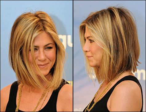 The Inspirational Celebrity Hairstyles 2011 | HubPages Jennifer Aniston Bob, Bob Lung, Medium Hair Styles For Women, Cut My Hair, Celebrity Hairstyles, Hair Today, Great Hair, Jennifer Aniston, Bobs Haircuts