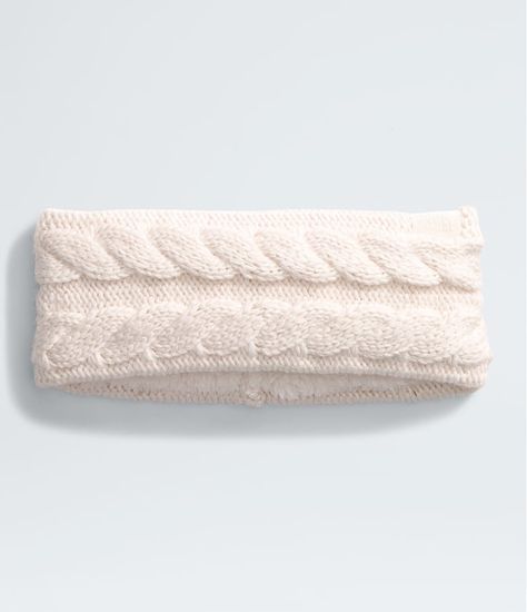 Women��’s Oh Mega Headband | The North Face Winter Headbands Outfit, Headband White, Warm Headbands, Winter Headbands, White Headband, Women's Beanie, Cold Weather Accessories, Polyester Yarn, North Face Women