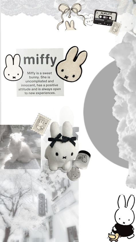 Miffy Wallpaper Cute Miffy Wallpaper, Miffy Christmas Wallpaper, Miffy Background, Miffy Wallpaper Iphone, Miffy Stuff, Miffy Wallpaper, Miffy Aesthetic, Ios Organization, Bunny Plushies