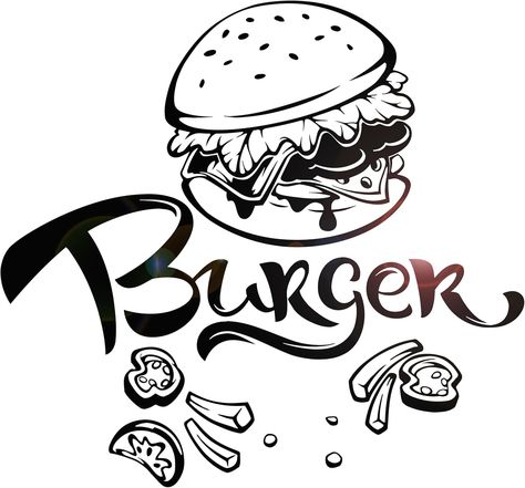 Amazon.com: Vinyl Wall Decal Burger Fast Food Cafe Restaurant Dining Room Stickers Mural Large Decor (g1988) black : Tools & Home Improvement Popular Decals, Restaurant Dining Room, Selfie Wall, Americano Coffee, Food Cafe, Restaurant Dining, Room Stickers, Large Decor, Cafe Restaurant