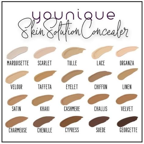 Younique Foundation Shades, Younique Concealer, Younique Skin Care, Younique Foundation, Spray Foundation, Younique Beauty, Long Lasting Foundation, Concealer Shades, Younique Makeup