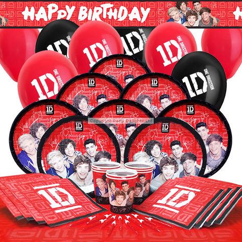 One Direction Party Decorations, One Direction Birthday Party, One Direction Party, One Direction Birthday, Harry Styles Birthday, One Direction Merch, 30 Year Old Man, Party Decorations Balloons, One Direction Music