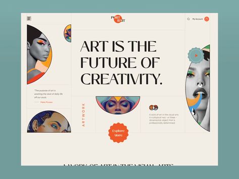 Unique Web Design Layout, 2023 Web Design Trends, Best Ux Design, Design Agency Website, Vintage Website, Gallery Landing, Vintage Web Design, Cv Website, Website Animation