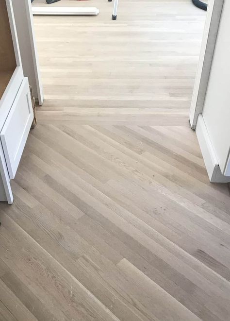 Diagonal Hardwood Floor Installation Diagonal Wood Floor, Flooring In Kitchen, Bedroom Tiles, Laminate Flooring In Kitchen, Transitional Flooring, Wide Plank Hardwood Floors, Installing Laminate Flooring, Wood Floor Design, Installing Hardwood Floors