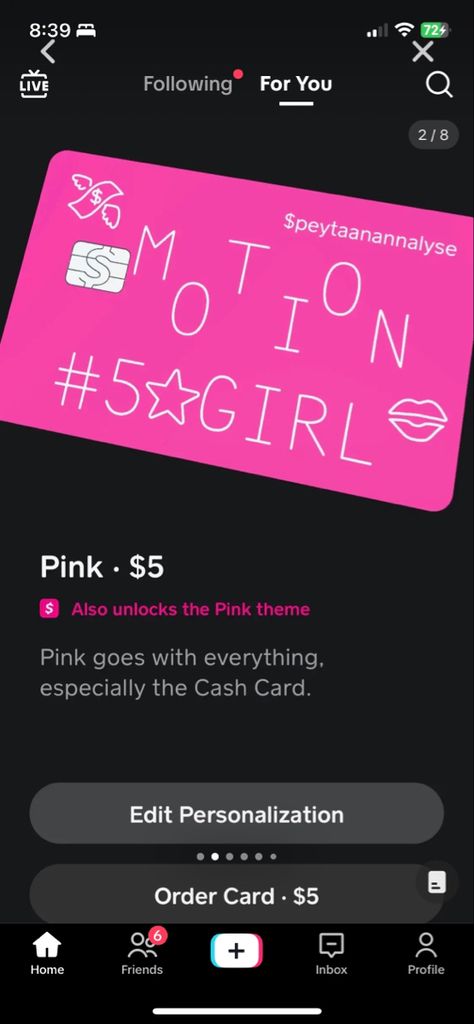 Cute Cash App Card Designs Pink, Cute Cash App Card Design Ideas, Cash App Design Ideas, Pink Cashapp Card Design, Cashapp Names Ideas Girl, Cashapp Card Design Ideas Black, Cashapp Card Design Ideas Baddie, Cash App Card Design Ideas Baddie, Pink Cash App Card Design Ideas