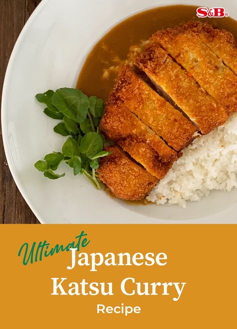 Click this link to find out how to make a delicious katsu curry recipe for a quick and easy meal! Follow S&B for more delicious curry recipes! S&B - S&B Foods - SB foods - sbfoodstyle - golden curry - curry sauce - curry recipes - golden curry recipe - golden curry sauce mix recipes - katsu recipe - katsu curry recipe - easy katsu recipe - katsu curry aesthetic Chicken Katsu Curry Recipe, Homemade Japanese Curry, Curry Katsu, Katsu Curry Recipe, Japanese Chicken Curry, Katsu Curry Recipes, Fried Chicken Thighs, Golden Curry, Recipes Japanese