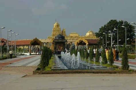 Golden temple, Vellore, Tamilnadu Temple Art, Golden Temple, Green Hills, Tamil Nadu, Incredible India, The Temple, Front View, The Golden, Places To Travel